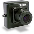 Watec WAT-660D P3.7 F2 B/W Camera, 1/4" format with 3.7mm Pinhole lens, 380 TVL, 9VDC Image 