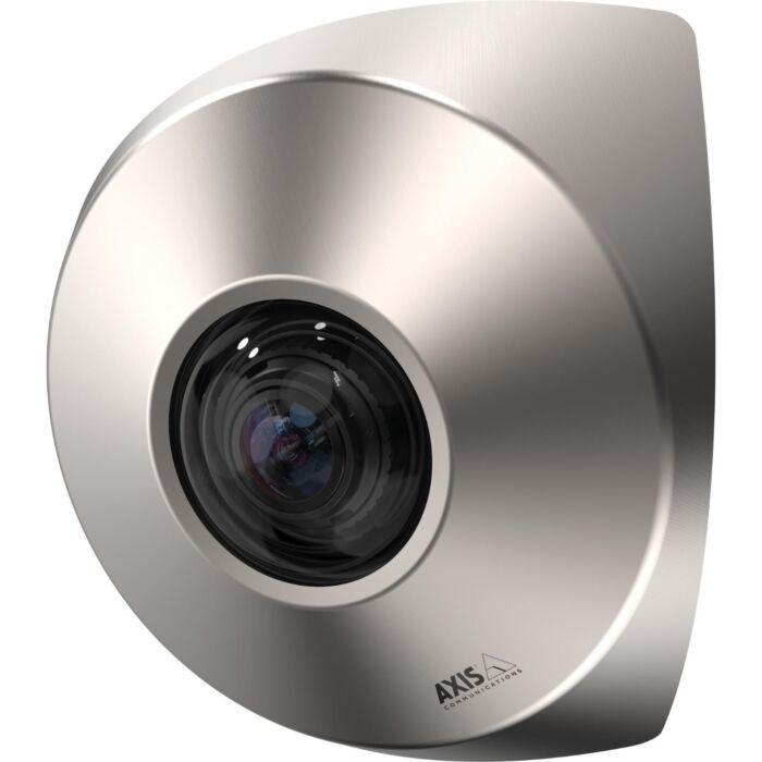 AXIS P9106-V Brushed Steel Angled Left