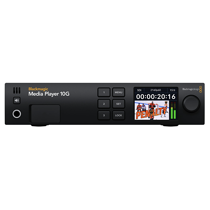 Blackmagic Design Media Player 10G Front View