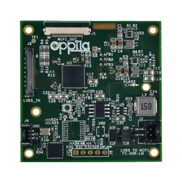 LVDS to MIPI CSI-2 Bridge Board Front View