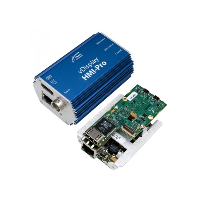 Pleora vDisplay HDI-Pro (930-1001) GigE Converter Cased and Board Image