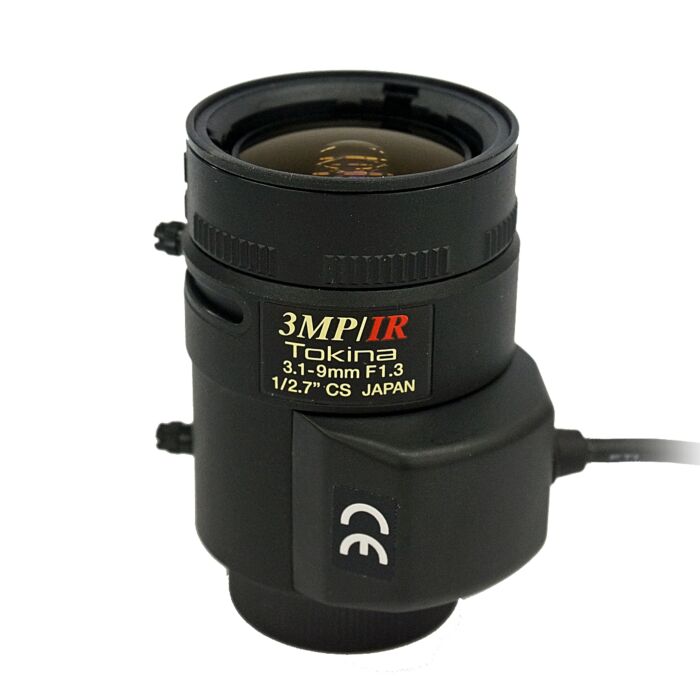 Tokina TVR3113HDDCIR 1/2.7" F1.3 3 Megapixel Day-Night Lens Image Tokina TVR3113HDDCIR 1/2.7" F1.3 3 Megapixel Day-Night Lens Image