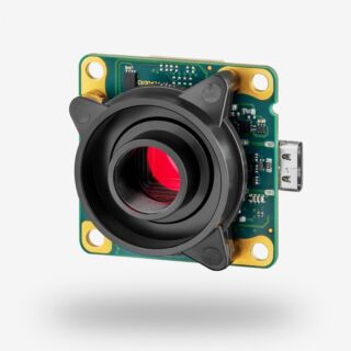 IDS Imaging U3-3681XLE-C-NO Rev.1.1 USB3 Single-Board Camera With S-Mount Lens Front