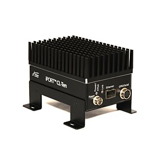 Pleora iPORT CL-Ten Dual Medium (905-0001) Back View With Power Port