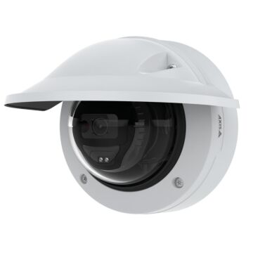 Axis M3216-LVE Front Angled Left View With Weathershield