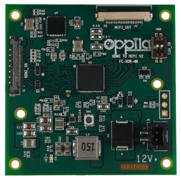 HDMI to MIPI CSI-2 Bridge Board Front Angled View