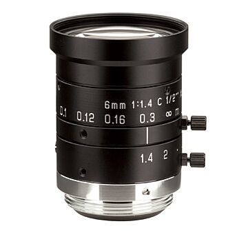 ADL HFA0614 1/2" 6mm F1.4 1.3mp Manual Iris C-Mount Lens