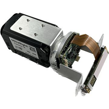Aegis Wireless 4K – OEM Kit With Internal Mechanics Top View - Camera Angled Left