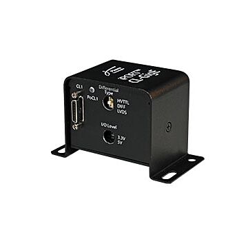 Pleora iPORT CL-GigEB-IND 900-6011 Dev Kit Angled View