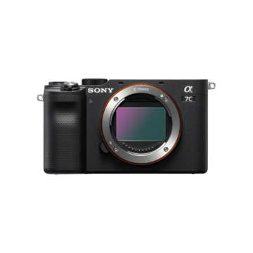 Sony ILCE-7C Front View No Lens Attached