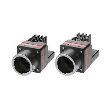 Vieworks VC-21MDF Front Angled View Without Fan and With Fan