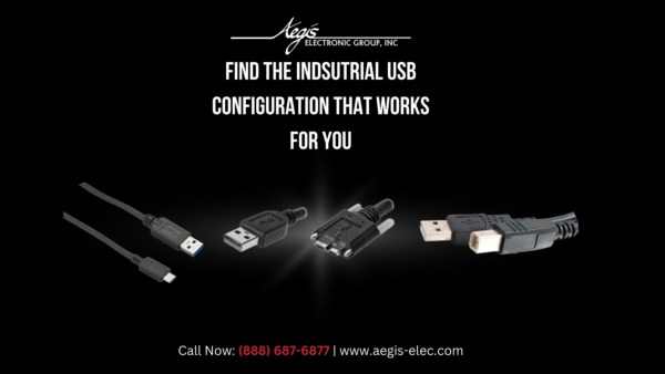 INDUSTRIAL USB CABLES WITH DIFFERENT CONFIGURATIONS