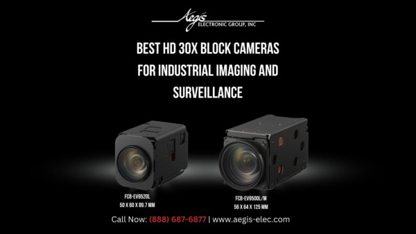 Sony 30X HD Block Cameras for Industrial Imaging and Surveillance