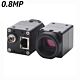 Omron STC-SB83POE 0.8MP Monochrome GigE Camera (CCD Sensor: ICX204AL) Main Image Front and Back